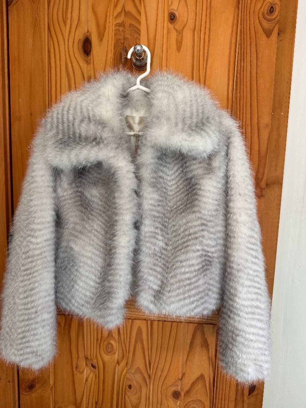Brand new Love Shack Fancy Faux Fur Orlen Jacket